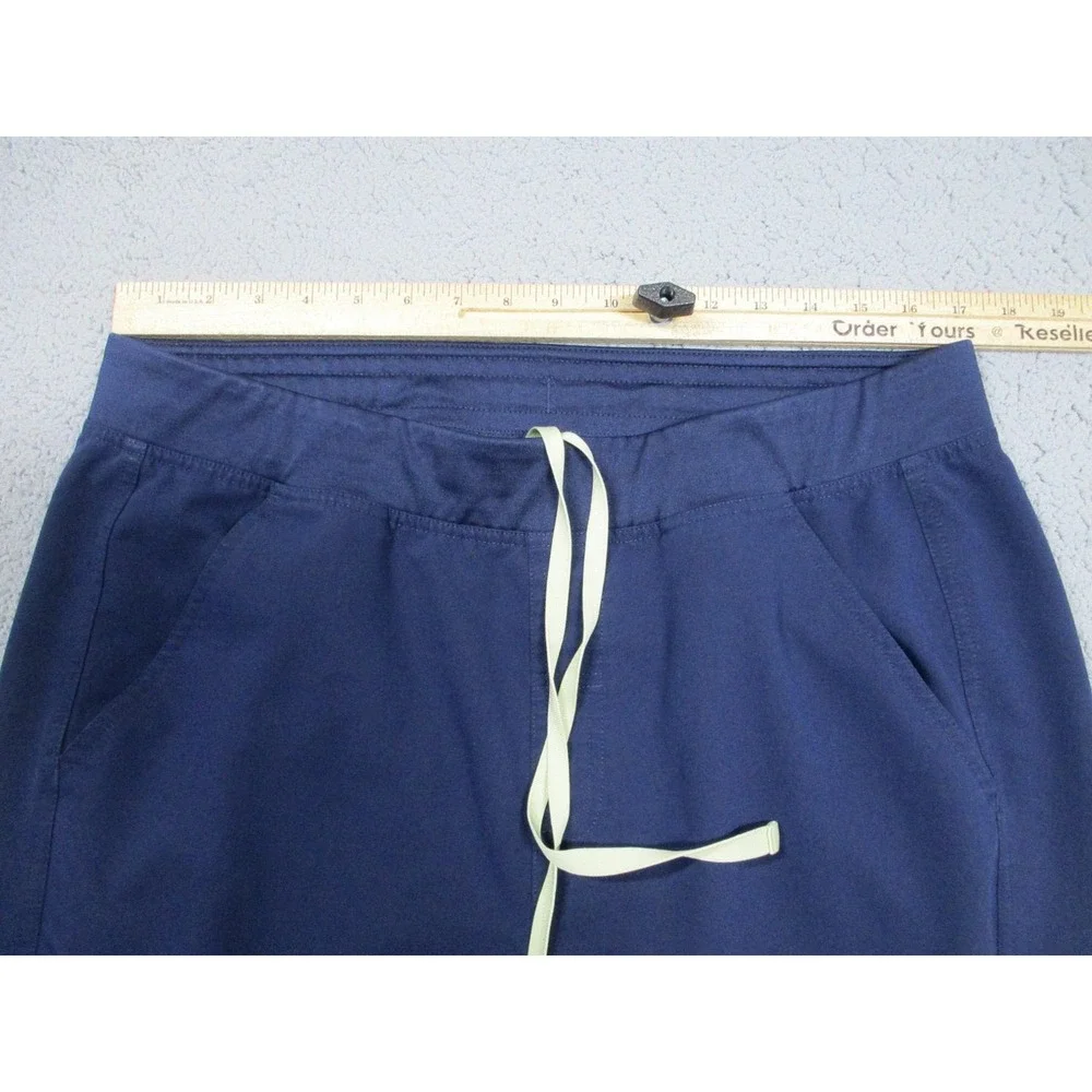 FIGS Technical Collection Pants Mens XLT Navy Scrub Cargo‎ Drawstring Pockets